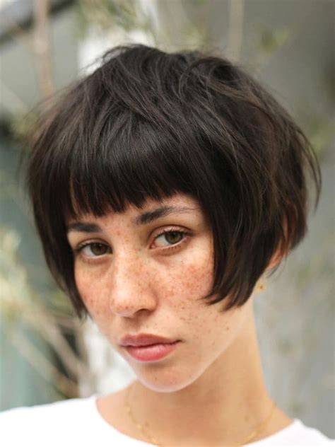 french bob no bangs|french bob with undercut.